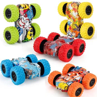 Children's Toy Car Fun Double-sided Car Inertial Safety Anti-collision Anti-fall Kid's Anti-fall Model Sliding Off-road Vehicle