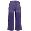 Plus Size Women Straight Jeans Strecth Denims Wide Leg Pants Pockets Vintage Distressed Washed Streetwear Female Ankle Length Trousers