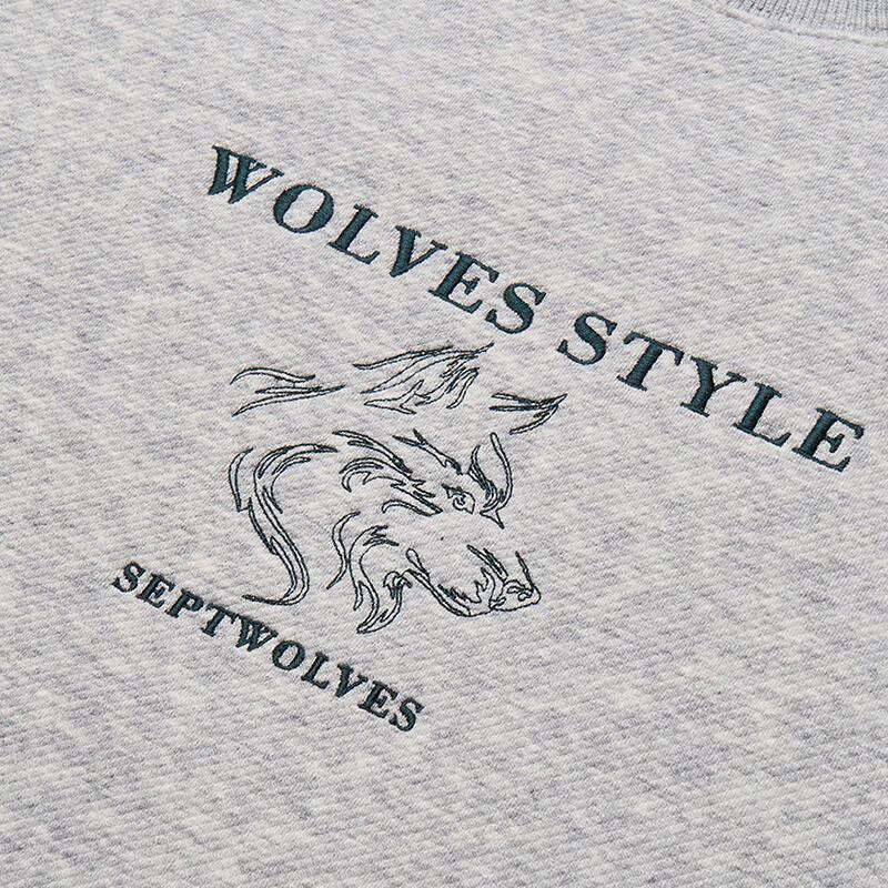 SEPTWOLVES Men's Winter Fleece Pullover Sweatshirt