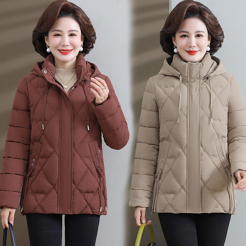 Middle-aged and Elderly Winter Down Cotton-padded Clothes Thermal Cotton-padded Clothes Women's Winter Cotton-padded Jackets