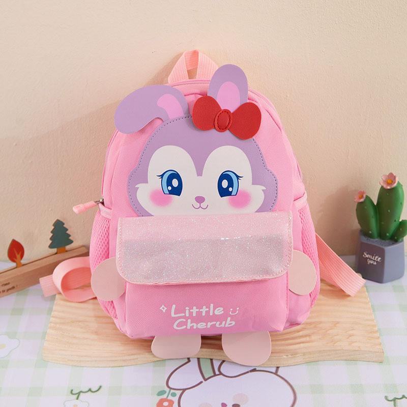 Adorable Cartoon Kids Backpack Lightweight Durable Oxford Fabric School Bag