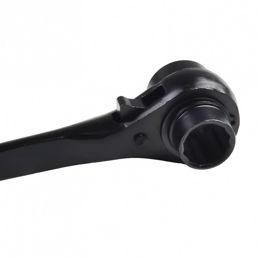 Ratchet Wrench 240-415mm Length Black For Machine Maintenance