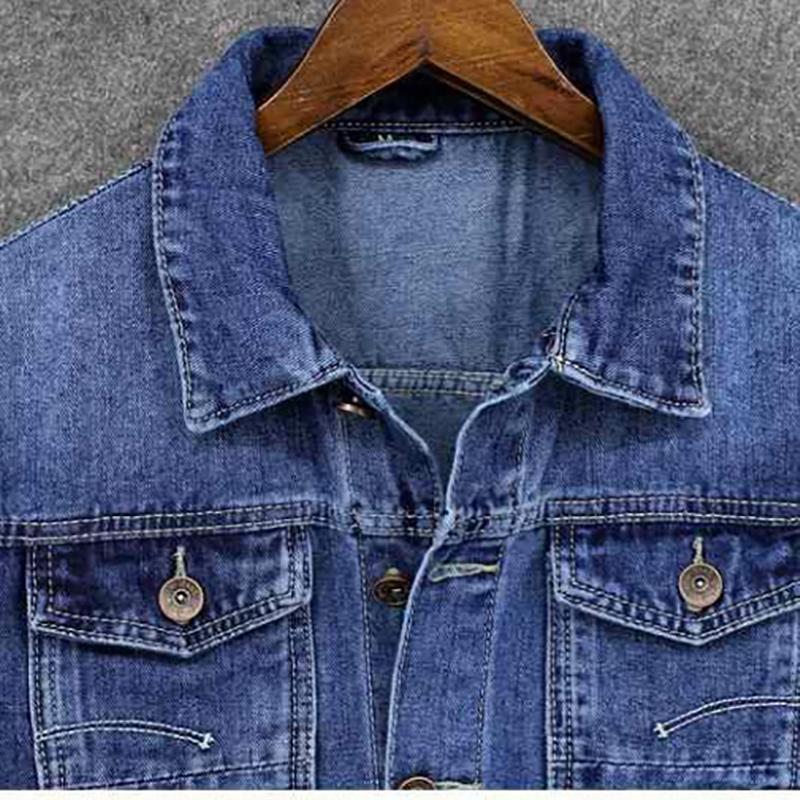 Buy Light Blue Soft Denim Jacket Men's 
