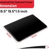 Universal Fake Sunroof Cover Black Car Roof Imitation Decoration