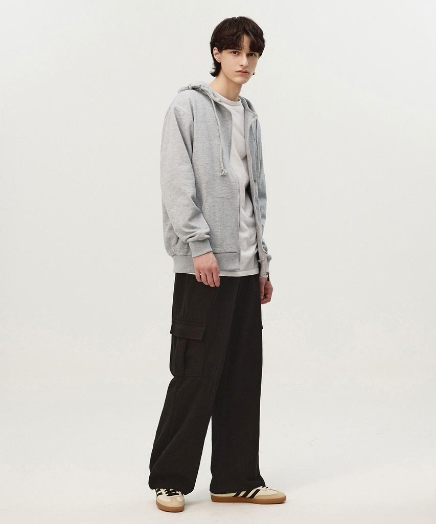 TOPBOY [2Pack Non-Fleece Or Fleece] Cargo Straight Sweatpants 2 Colors (Type A)