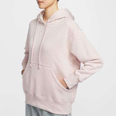 Nike Sweatshirts Women's Pink Hooded Moderate Regular