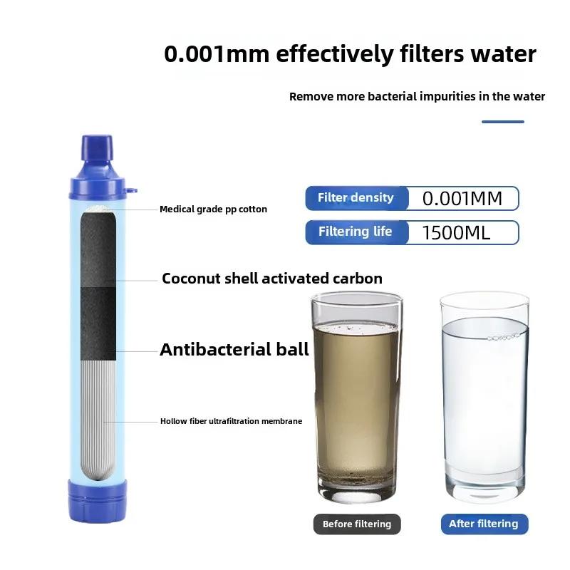 Outdoor Camping Emergency Water Filter, Outdoor Life Emergency Filtration, Direct Drinking Individual Water Purifier