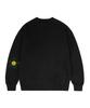 GRAVER [Unisex] Elbow Flower Dot Sweatshirt_Black