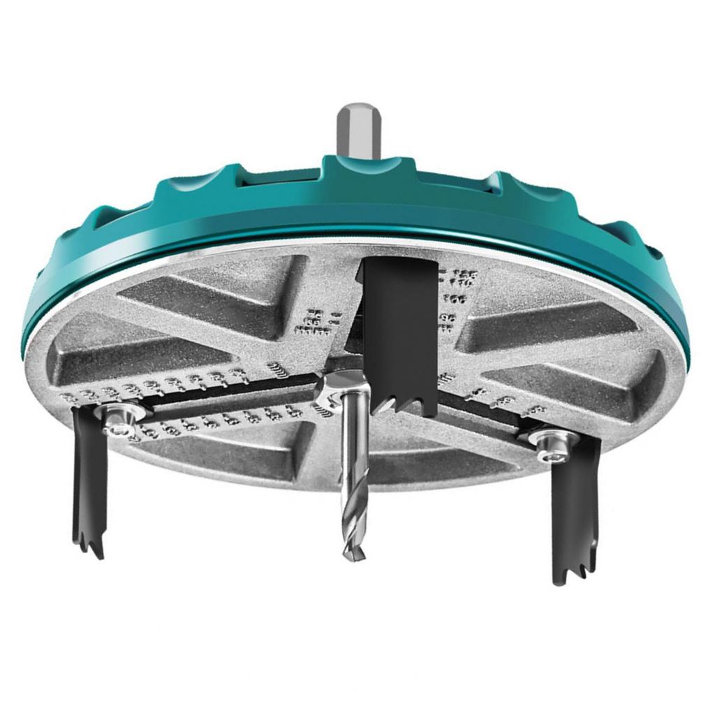 Adjustable Hole Saw Kit with 12 Blades Round Hole Opener Tool for Woodworking 1.8?5in Punching