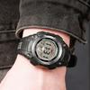 50m Waterproof Men Women Digital Watch LED Night Light Stopwatch Calendar Alarm 12Celsius24H Rubber Band Shockproof Watch