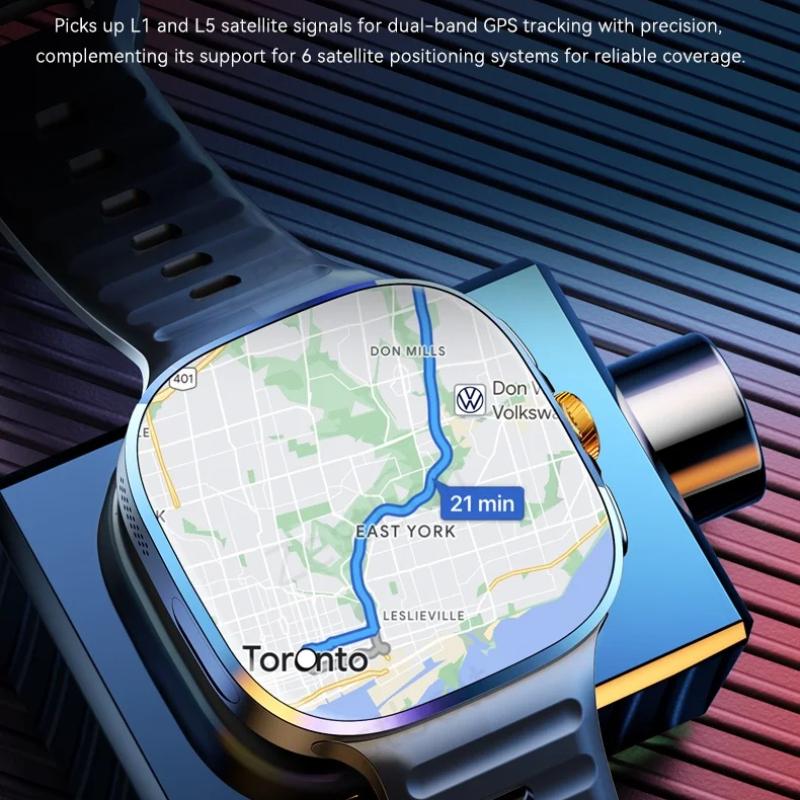 2025 New 4G 5G LTE Android 10.0 Smartwatch 2.4inch Large Amoled Screen Game Smart Watch 2100Mah Battery for Men Women Adult Student