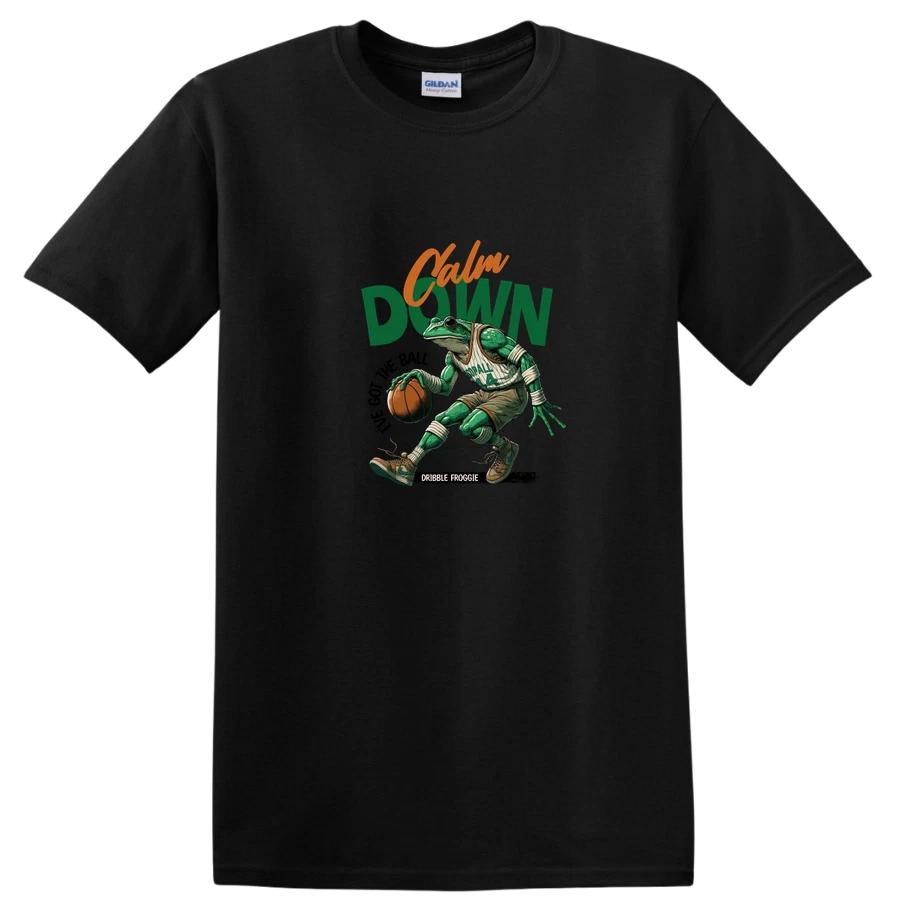 Basketball Frog T Shirt - Dribble Froggie Cute Tee for Sports Lovers S