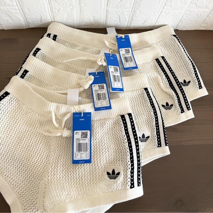 Used Overseas limited, not in stock in Japan adidas crochet knit shorts XS