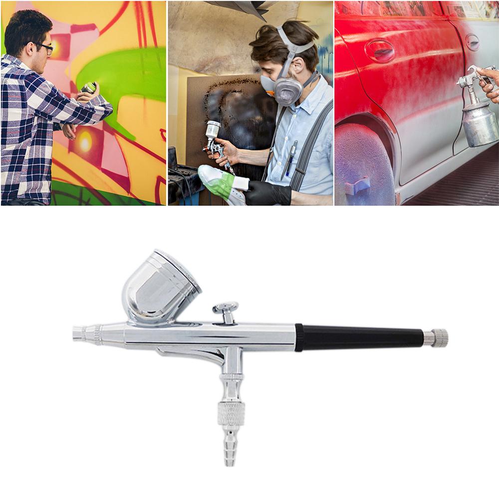 Mini Airbrush Kit with Drip Tube 0.3mm Needle 2ml Caravity Feed Cup Airbrush Pen for Makeup Art