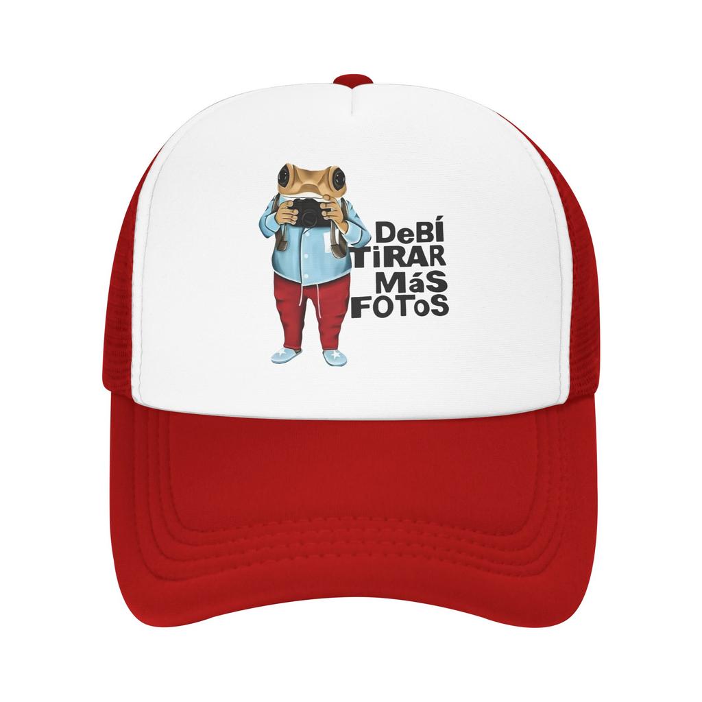 DTMF Debi Tirar Mas Fotos Mesh Baseball Cap Unisex Women Sport Sun Hat Bad Bunny Dad Hat Breathable Summer Trucker Hat