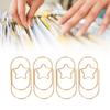 40Pcs   Paperclips Star   Rustproof Coating Multi Purpose Cute Paper Clips for Home School