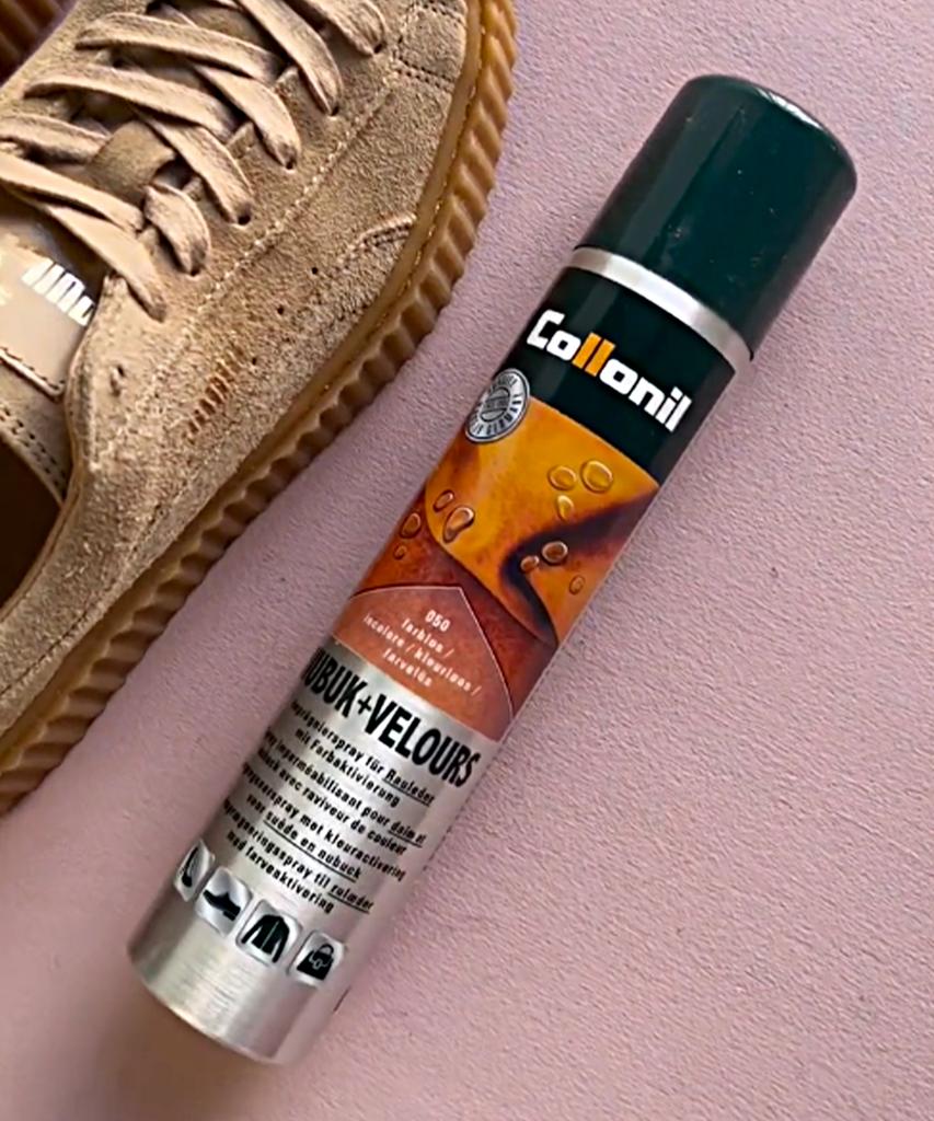 Collonil Spray Wodoodporny do Odnawiania Koloru Zamszu 200ml Nubukowe Trampki Buty