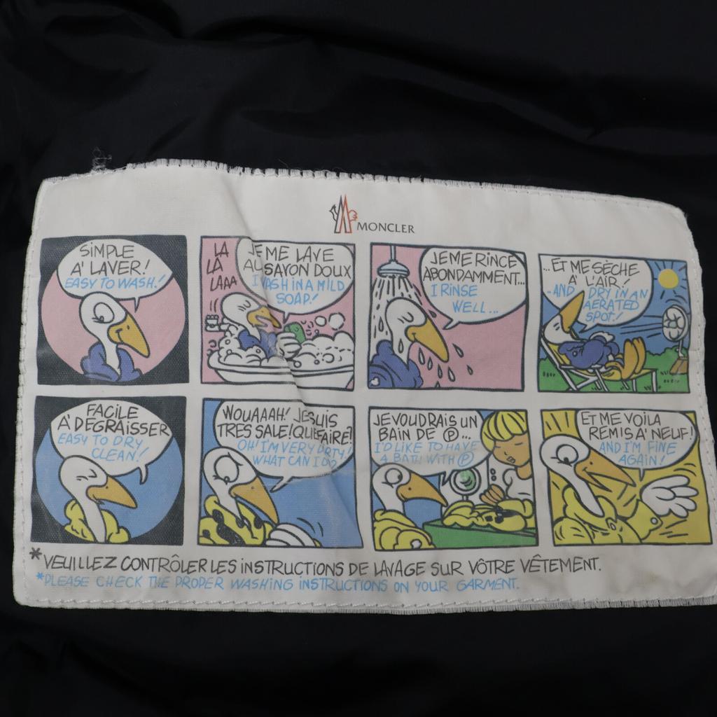 MONCLER FLAMMETTE Flamette down coat 1 blackUsed