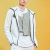 Li Ning Basketball Series Full Zip Hooded Sweatshirt Men Sweatshirt Cloud-White AWDQ789-1