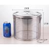 Big Stainless Steel Fine Mesh Strainer Gravy Soup Taste Spice Box Basket Brine Hot Pot Slag Separation Colander Strainers Basket