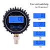 Digital Pressure Gauge with 6mm Outside Diameter Hose Straight Plug Fitting