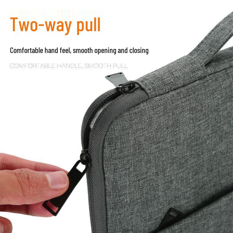 Water-Resistant Large Capacity Shockproof Laptop Bag with Thick Flannel Interior