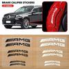 6 Stück Auto Styling Bremssattel Aufkleber Für Mercedes Benz B/C/E/S-Klasse A-Klasse C200L GLC GLE CLA Zubehör Auto Styling