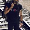 Stylish Unisex Fun Lover Loser Lettering Printed Short Sleeve Top T-shirt For Everyday Wear