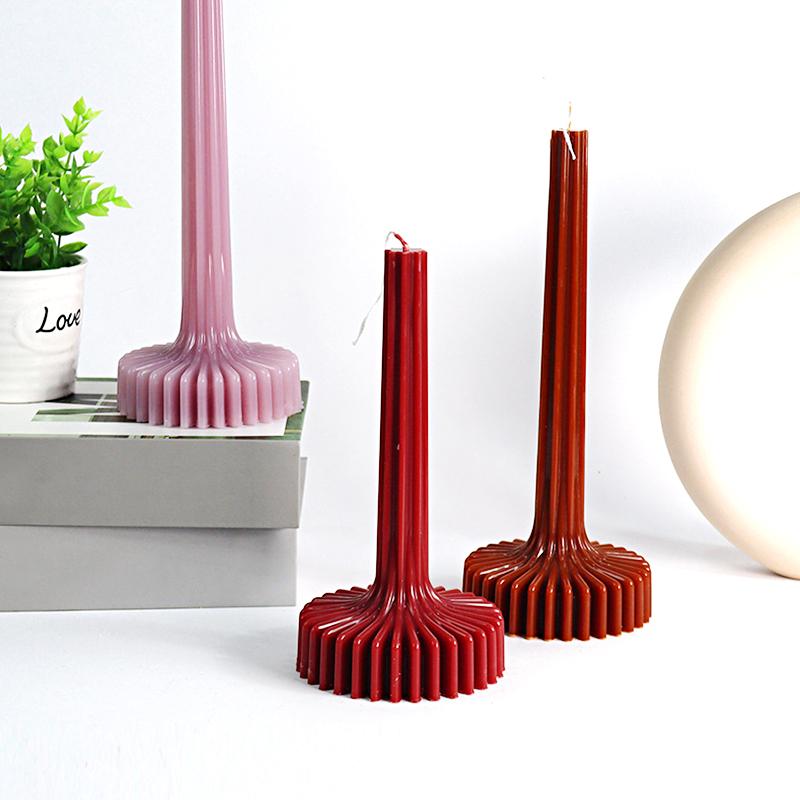 1PC 3D Vase-Shaped Mold Creative Plastic Resin Casting Tool Home Decor Flexible Crafting Tool DIY Scented Candles