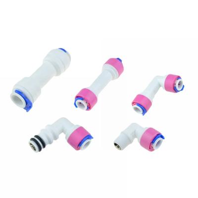 RO Su Dirsek Düz Çekvalf Hızlı Bağlantı Aparatı 1/4 3/8 Hortum 1/8" Erkek Ters Ozmoz Sistemi Plastik Boru Bağlantısı