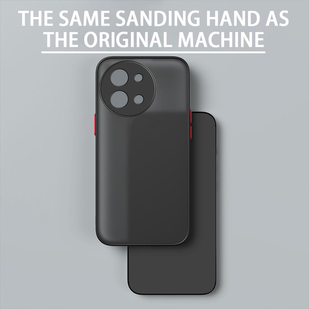 Matte Hard PC Phone Case for VIVO Y18 Y38 Y03 4G Y18E Y100 Shockproof Armor TPU Camera Lens Protection Silicone Edge Cover for Vivo Y 38 18