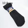 10 Pairs of Summer Lightweight Breathable Men's Stockings, Mid-calf Length Silk Spring/summer Cotton Durable Men's Socks