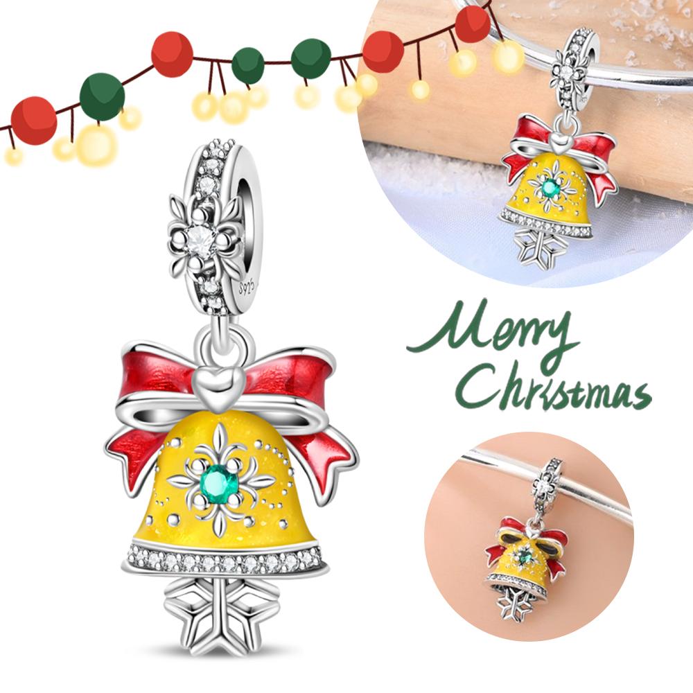 Christmas Party Copper Christmas Gift Socks Pendant Beads Fit Charm Bracelet Pendant Women Diy Fine Jewelry Party Gift