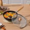 Baizao 20cm Refined Iron Uncoated Multi-Purpose Wok with Lid