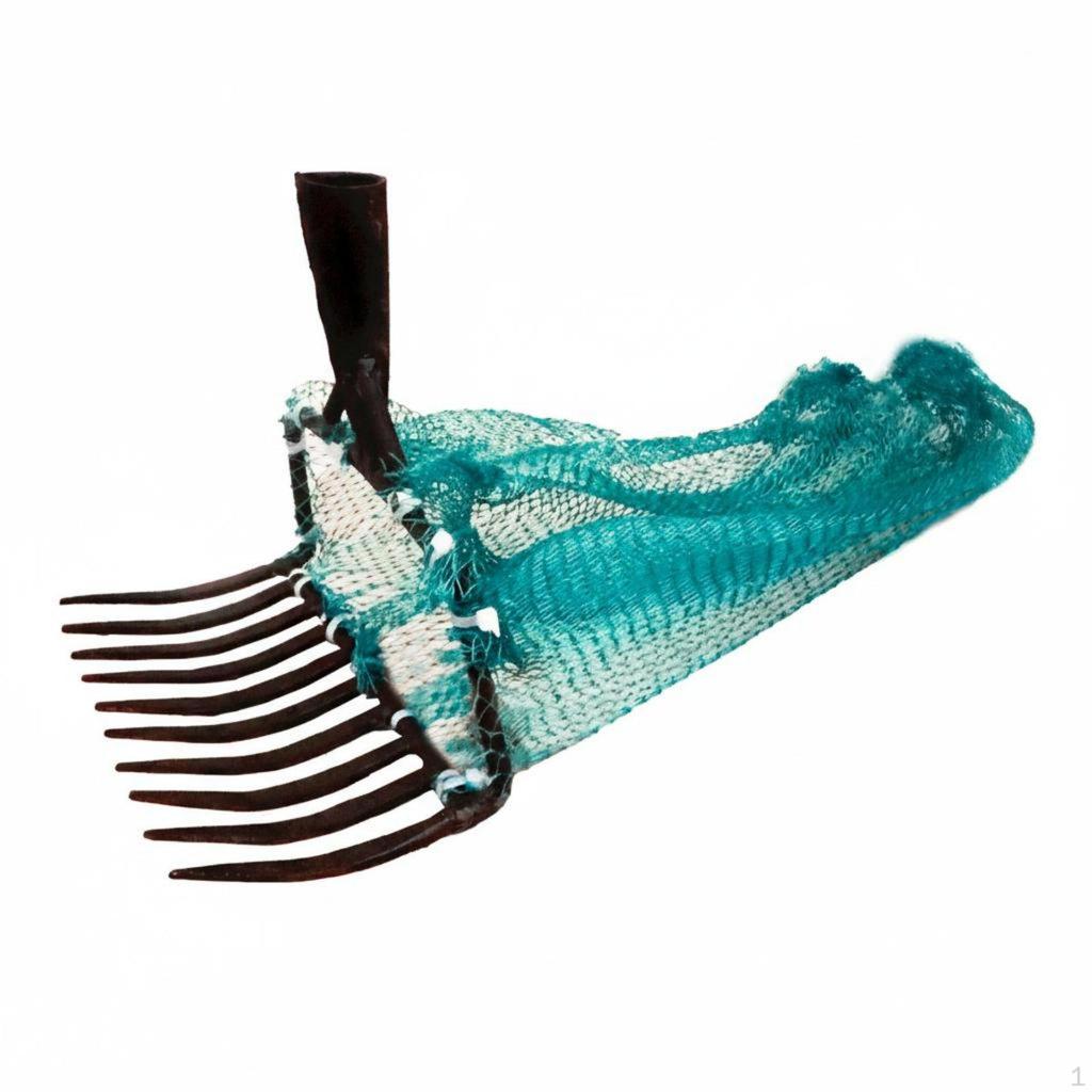 Rastrello per vongole con cesto Costruzione saldata Strumento per scavare Denti Raccolta per cercatori di conchiglie,