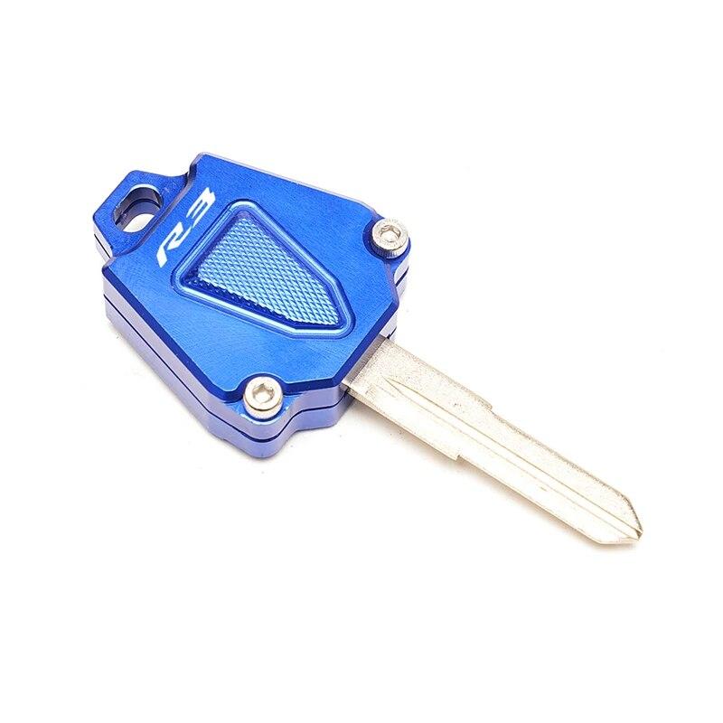 Motorcycle Accessories For YAMAHA R3 YZF R3 YZFR3 2015 2016 2017 2018    CNC Key Cover Case Shell
