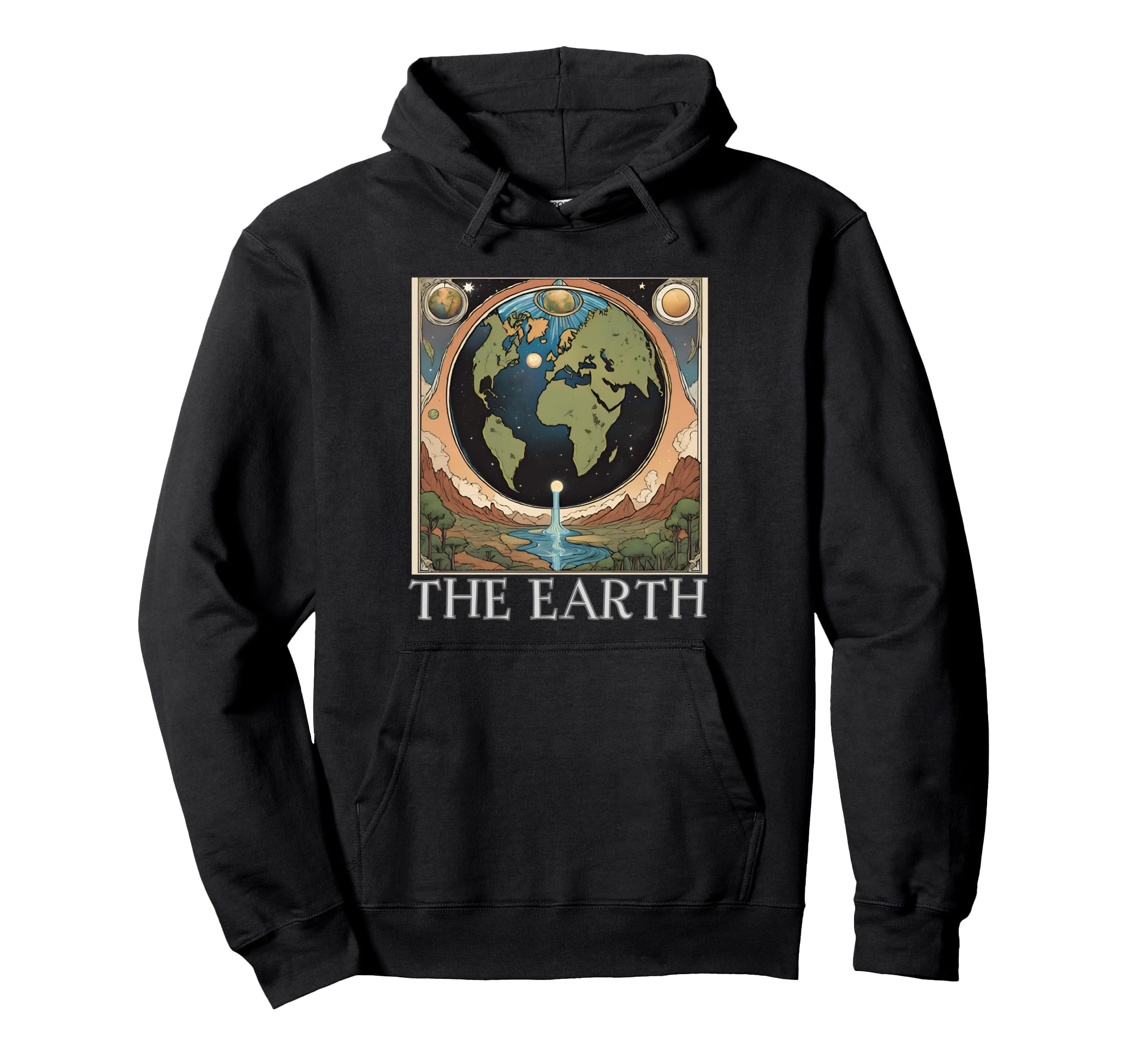 

Earth Tarot Tarot Tarot hoodie Cards, Earth, Enthusiasts, Readers. чорний