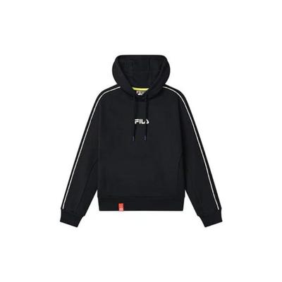 X Magic Stick Kollaboration Logo Print Hoodie Damen Hoodies Marineblau F11W319206F-NV