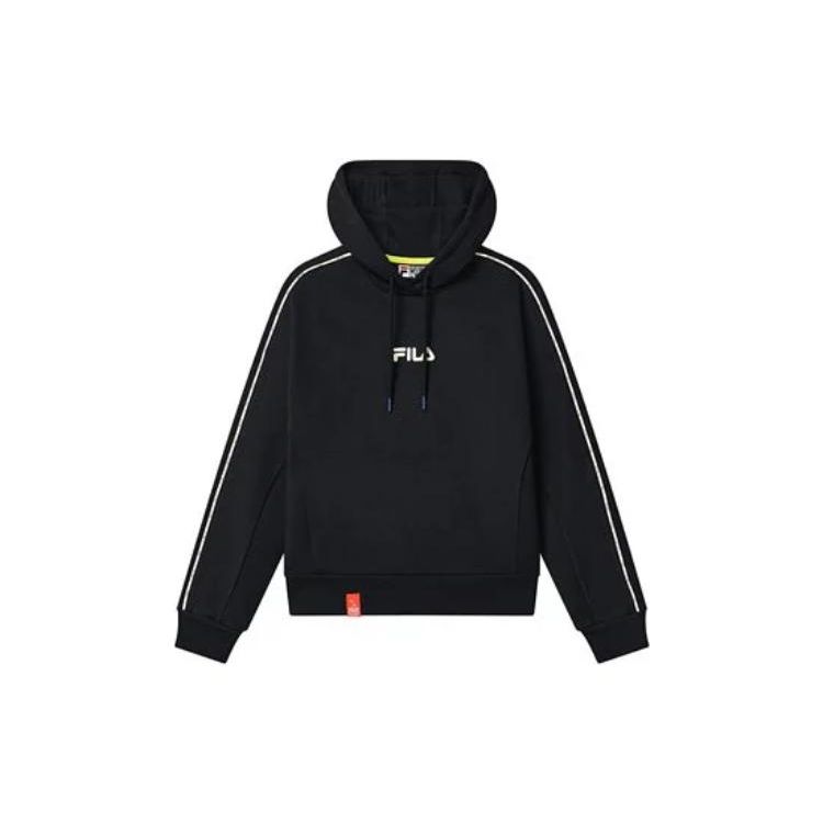 

FILA X Magic Stick Collaboration Logo Print Hoodie Women hoodies Navy-Blue F11W319206F-NV