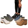 New Autumn/winter Women's Boots, Double Zipper, Plus Size Women's Ankle Boots