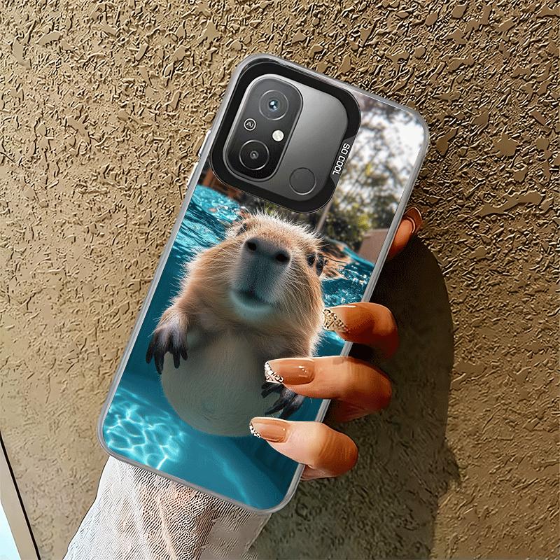 Animal Capybara Cute Soft Phone Case for Xiaomi Redmi 15C 15 14C 13C 12C Poco X5 X6 X7 Pro X3 F8 F7 Ultra M8 13 12 Cover Back Sh