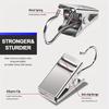 10-500pcs Stainless Steel Curtain Clips Window Curtain Hook Clips Drapery Hooks Replacement Hanging Display Photos Drapes Clamp