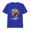 Burt Bacharach Friends Themed T Shirt Retro Art Design with Iconic Faces Nature Elements vintage Washed Versatile