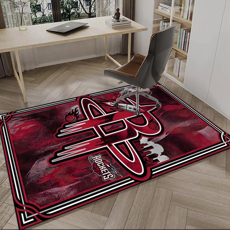 Rockets Basketball Team  Carpet, Kitchen Rugs, Yoga Mat, Non-Slip Mats, Rug for Bathroom, Living Room bedroom, Camping Rugs Christmas Gift