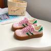Autumn Mango Head Student Canvas Shoes Women's Retro Versatile Platform Big Head Board Shoes Niche Casual Shoes