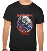 IRON MAIDEN Rock Music Black T-SHIRT -1084-