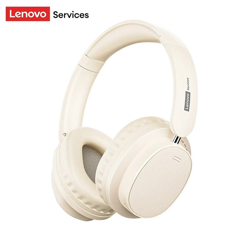 

Ретро Бездротові Навушники Lenovo LS105 Накладні Складані Спортивні Шкіряні 360° Повністю Охоплююча Гарнітура Bluetooth 6.0 HD Дзвінок Навушники ENC Зменшення Шуму бежевий
