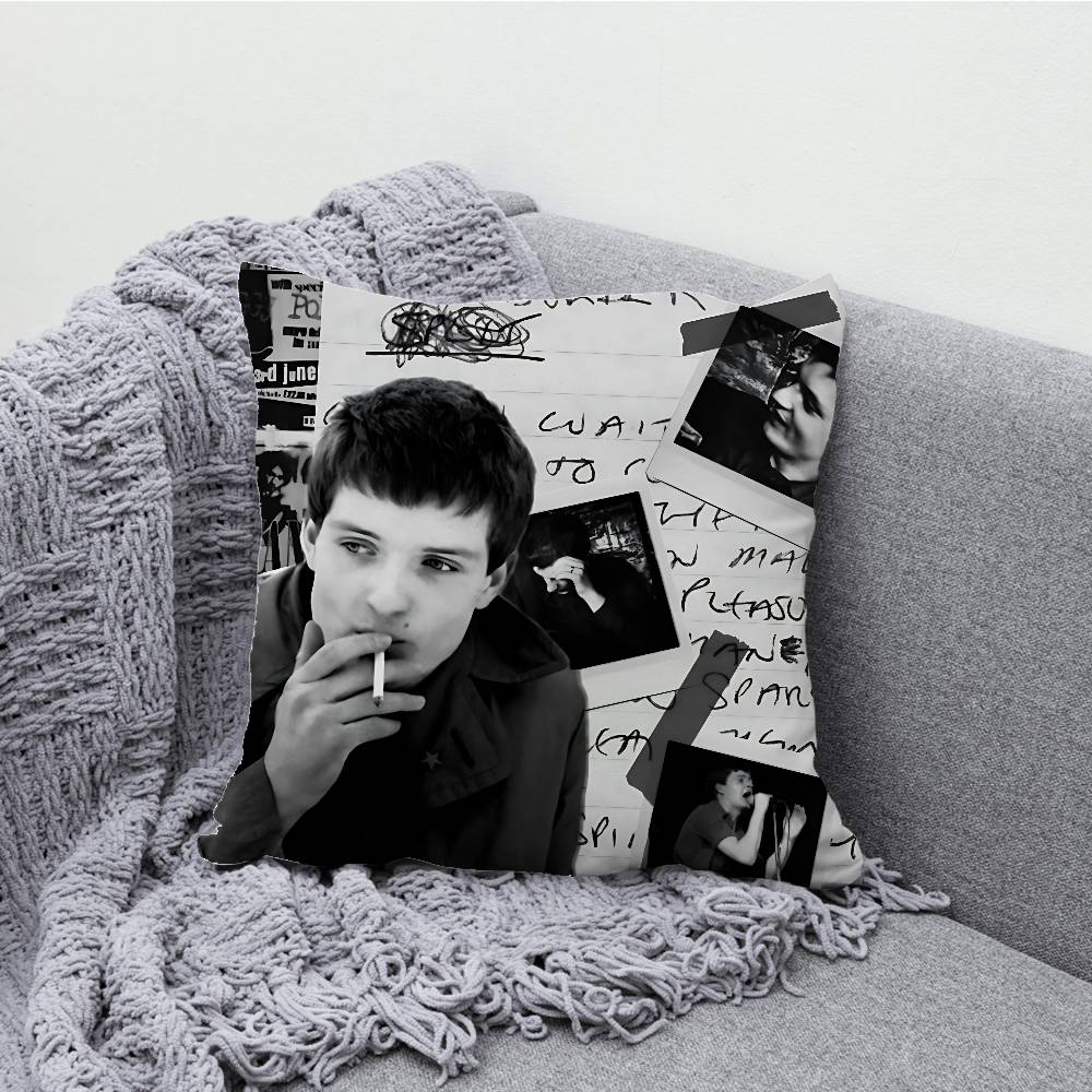 J-Joy D-Division Pillow Case Print Polyester Fiber 40X40 Cm Home Sofa Throw Cushion Cover Decoration