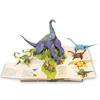 Enciclopedia 3D Prehistorica Dinosauri Libro Illustrato Pop-Up Pieghevole di Interesse Dinosauri Divulgazione Scientifica Regali per Bambini
