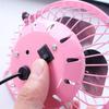 USB Rechargeable 4Inch Metal Desk Fan Super Quiet Portable Mini for Home Office Camping Travel